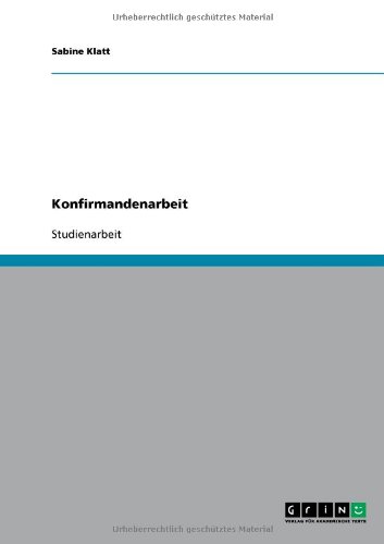 Konfirmandenarbeit