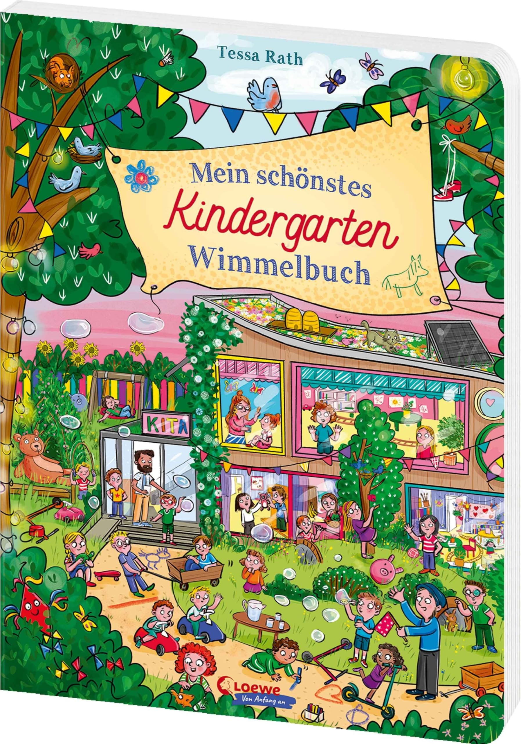 Mein schönstes Kindergarten-Wimmelbuch: Großes Wimmelbuch für Kinder ab 2 Jahren - Idealer Begleiter und Geschenk für Kita und Kindergarten (Loewe von Anfang an)