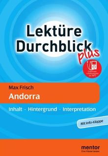 Max Frisch: Andorra - Buch mit MP3-Download: Inhalt - Hintergrund - Interpretation (Lektüre Durchblick Deutsch plus)