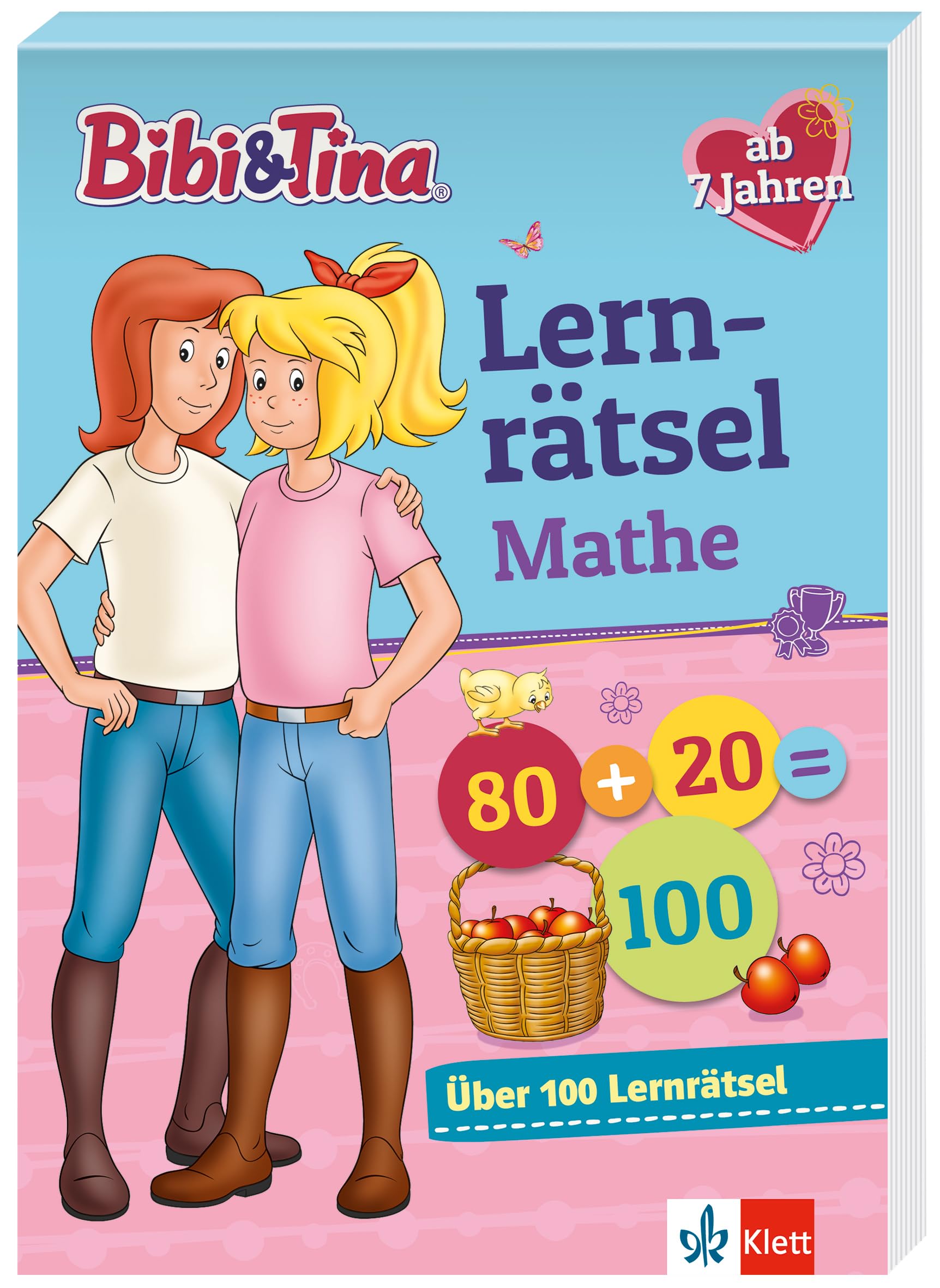 Bibi & Tina Mein Lernrätsel-Block Mathematik für die 2. Klasse: Grundschule, ab 7 Jahren (Bibi und Tina)