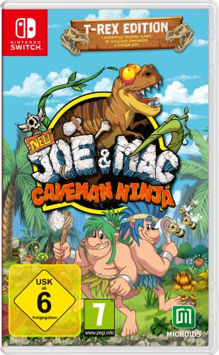 New Joe & Mac: Caveman Ninja - T-Rex Edition [Switch]