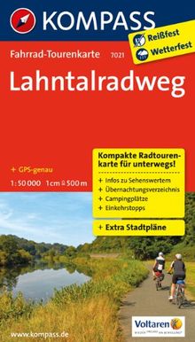 Lahntalradweg: Fahrrad-Tourenkarte. GPS-genau. 1:50000. (KOMPASS-Fahrrad-Tourenkarten)