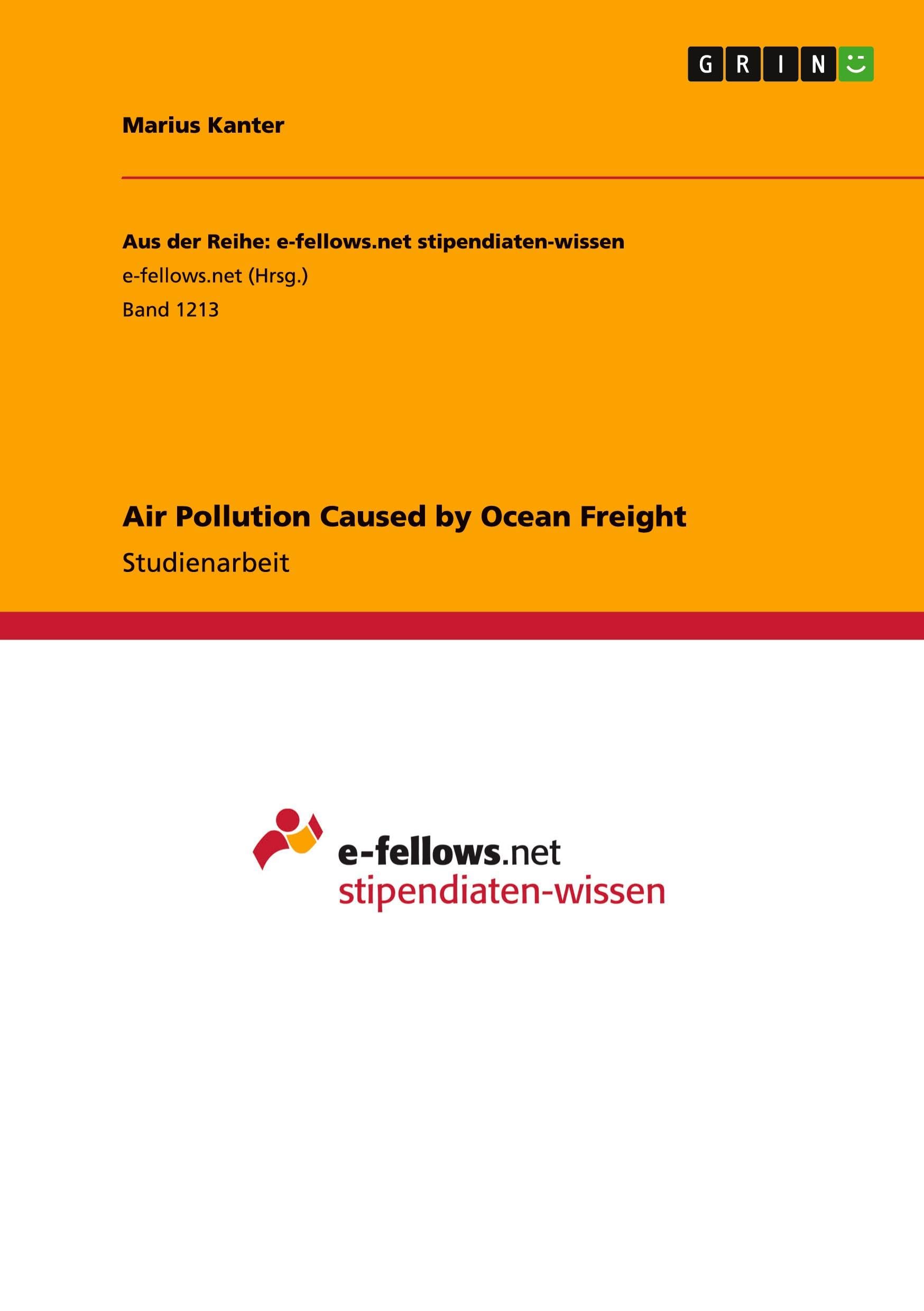 Air Pollution Caused by Ocean Freight