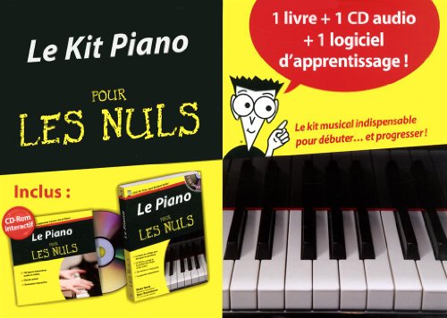Kit Piano Pour Les Nuls (11 Cédérom + 1 Cd Audio)