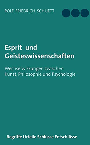 Esprit und Geisteswissenschaften: Wechselwirkungen zwischen Kunst, Philosophie und Psychologie