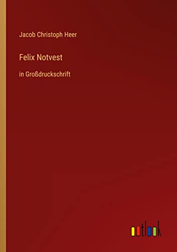 Felix Notvest: in Großdruckschrift
