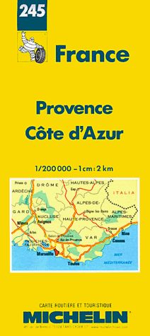 Michelin Karten, Bl.528 : Provence, Cote d' Azur (Michelin Maps)