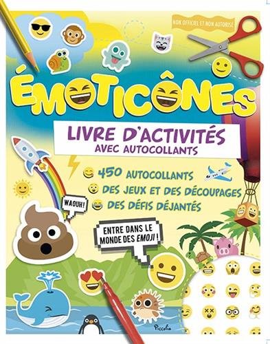 Emoticônes : Livre D'activités Avec Autocollants