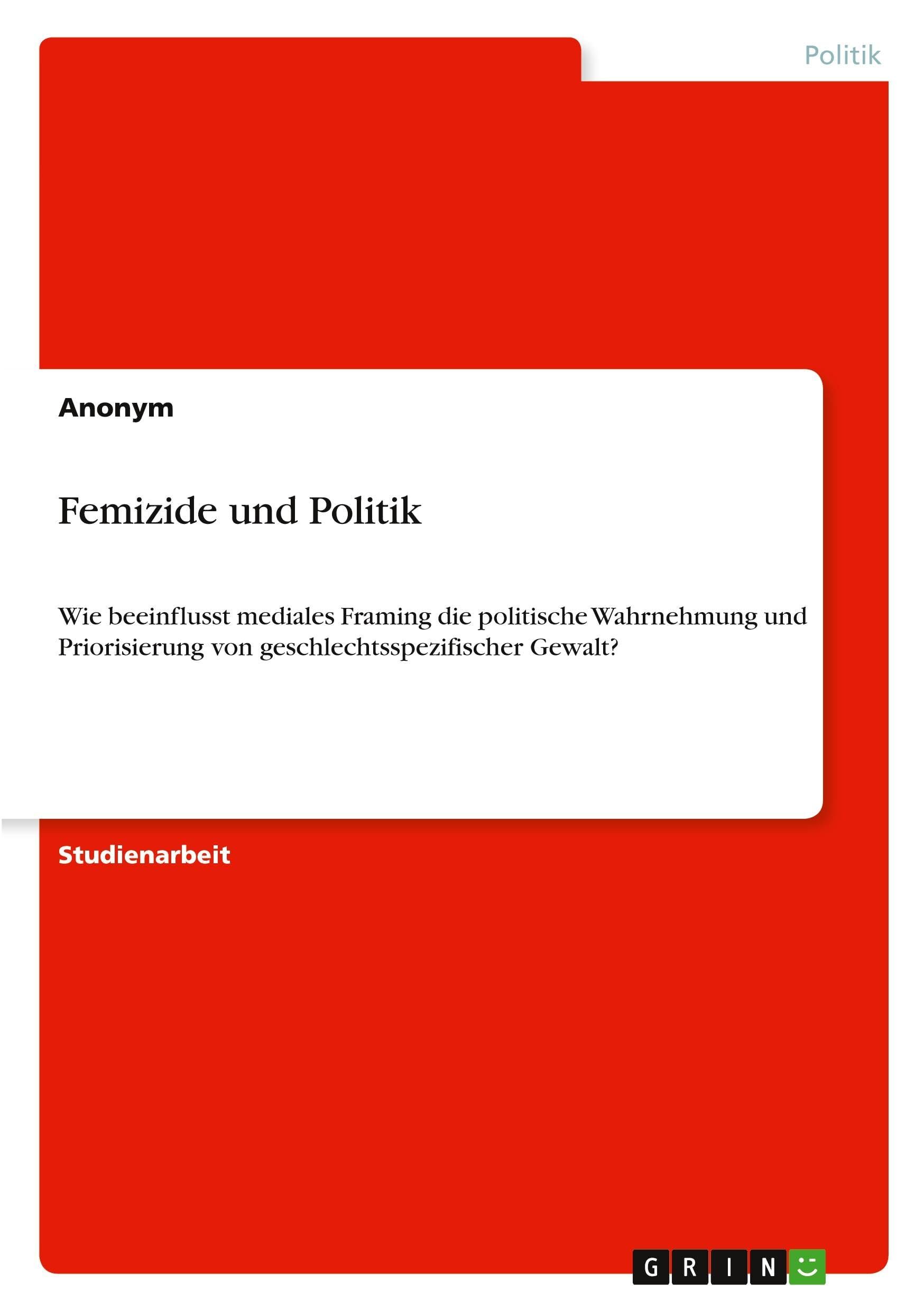 Femizide und Politik