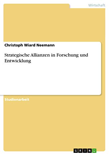 Strategische Allianzen in Forschung und Entwicklung