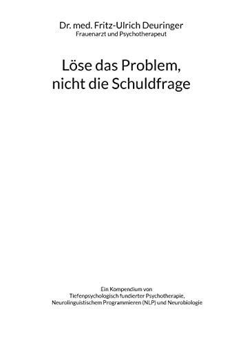 Löse das Problem, nicht die Schuldfrage