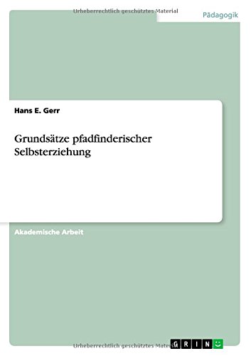 Grundsätze pfadfinderischer Selbsterziehung
