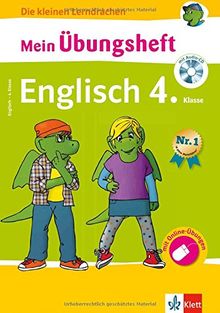 Klett Mein Übungsheft Englisch 4. Klasse: Grundschule - Buch plus Audio-CD (Die kleinen Lerndrachen)