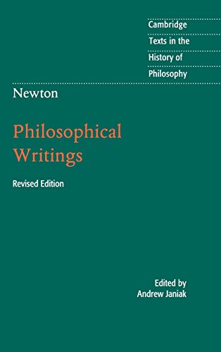 Newton: Philosophical Writings (Cambridge Texts in the History of Philosophy)