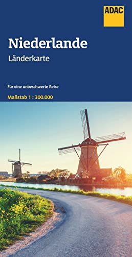 ADAC LänderKarte   ADAC Länderkarte Niederlande 1300000 Karte (im Sinne von Landkarte)