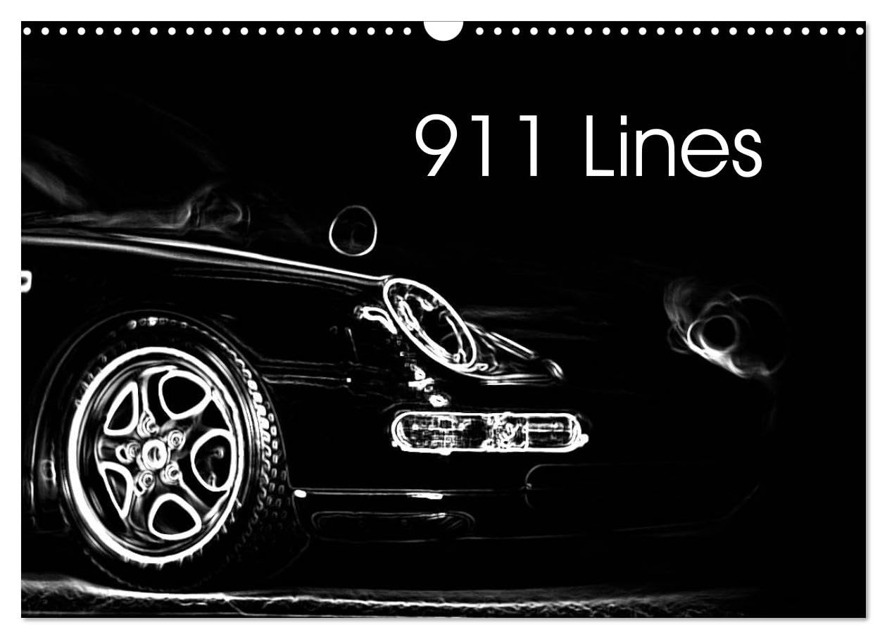 911 Lines (Wall Calendar 2026 DIN A3 landscape), CALVENDO 12 Month Wall Calendar: A German Sportscar in lines