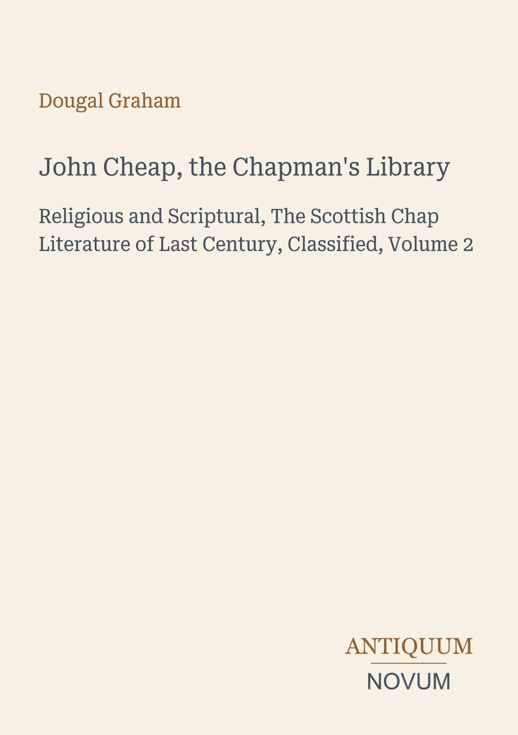 John Cheap, the Chapman's Library