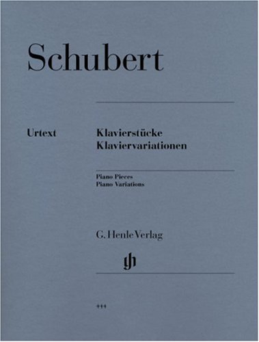 Klavierstücke - Klaviervariationen - Franz - Klavierstücke - Klaviervariationen Schubert Kartoniert (TB)