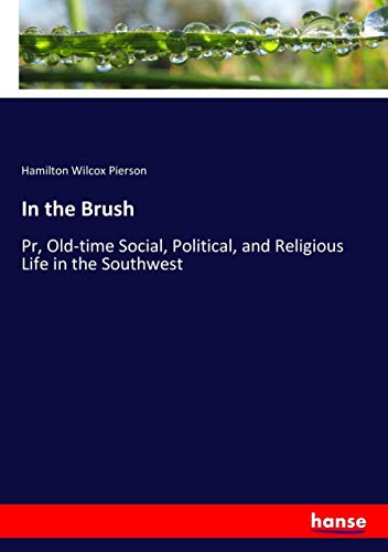 In the Brush: Pr, Old-time Social, Political, and Religious Life in the Southwest