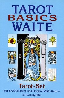 Tarot Basics. Waite Tarot. Buch und 78 Tarotkarten von A.E.Waite im Pocketformat