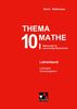 Thema Mathe / Lehrerband 10/I: Mathematik für sechsstufige Realschulen / Lösungen - Schulaufgaben