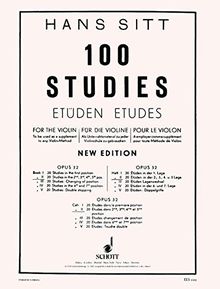 100 Etüden: 20 Etüden in der 2., 3., 4. und 5. Lage. Heft 2. op. 32. Violine.