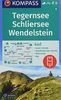 Tegernsee, Schliersee, Wendelstein: 4in1 Wanderkarte 1:50000 mit Aktiv Guide und Detailkarten inklusive Karte zur offline Verwendung in der ... Langlaufen. (KOMPASS-Wanderkarten, Band 8)