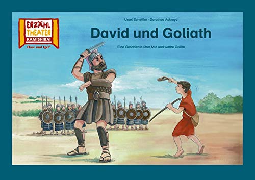 Kamishibai: David und Goliath: 5 Bildkarten für das Erzähltheater