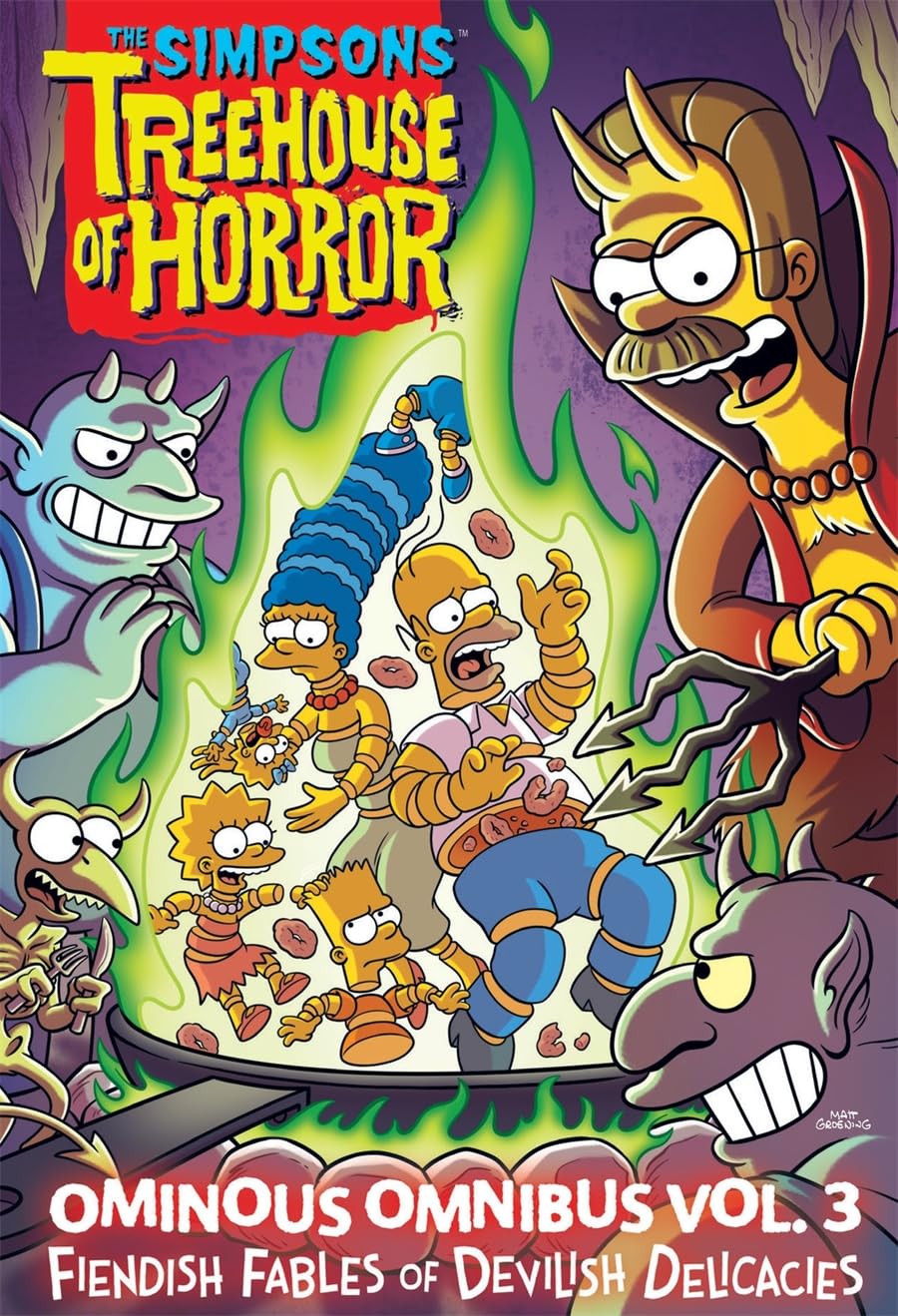 unbekannt The Simpsons Treehouse Of Horror Ominous Omnibus 3, Fiendish Fables Of Devilish Delicacies