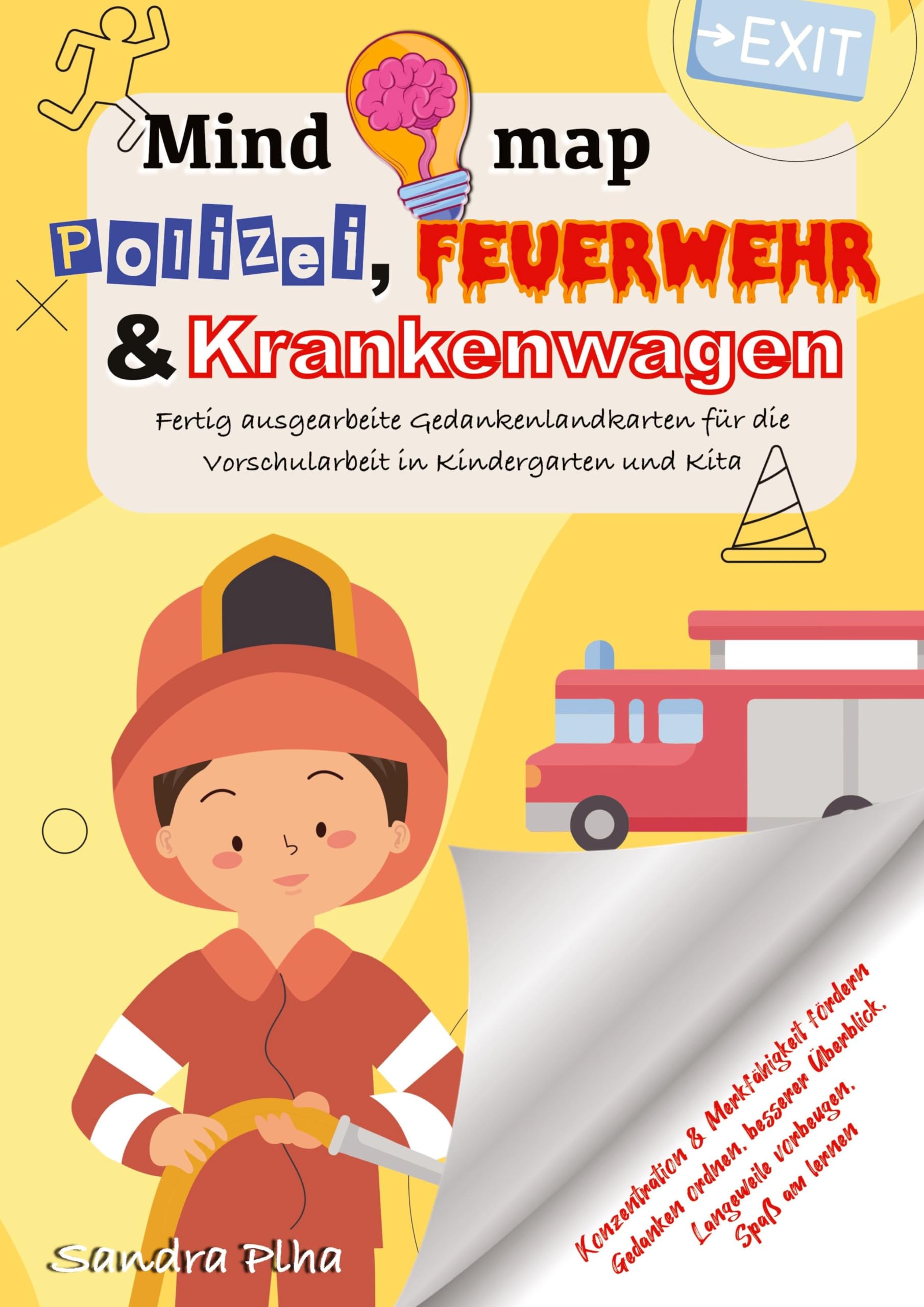 KitaFix-Mindmap Sommer, Sonne, Strand und mehr (Fertig ausgearbeitete Gedankenlandkarten für die Vorschularbeit in Kindergarten und Kita): ... Langeweile vorbeugen, Spaß am Lernen
