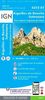 Aiguilles de Bavella Solenzara Parc National de Corse 1 : 25 000