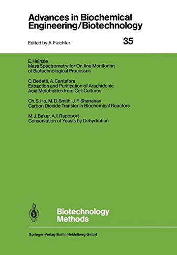 Biotechnology Methods (Advances in Biochemical Engineering/Biotechnology, Band 35)