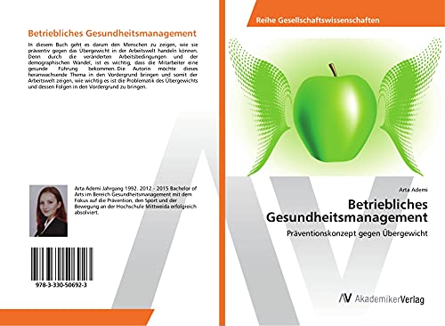 Betriebliches Gesundheitsmanagement: Präventionskonzept gegen Übergewicht