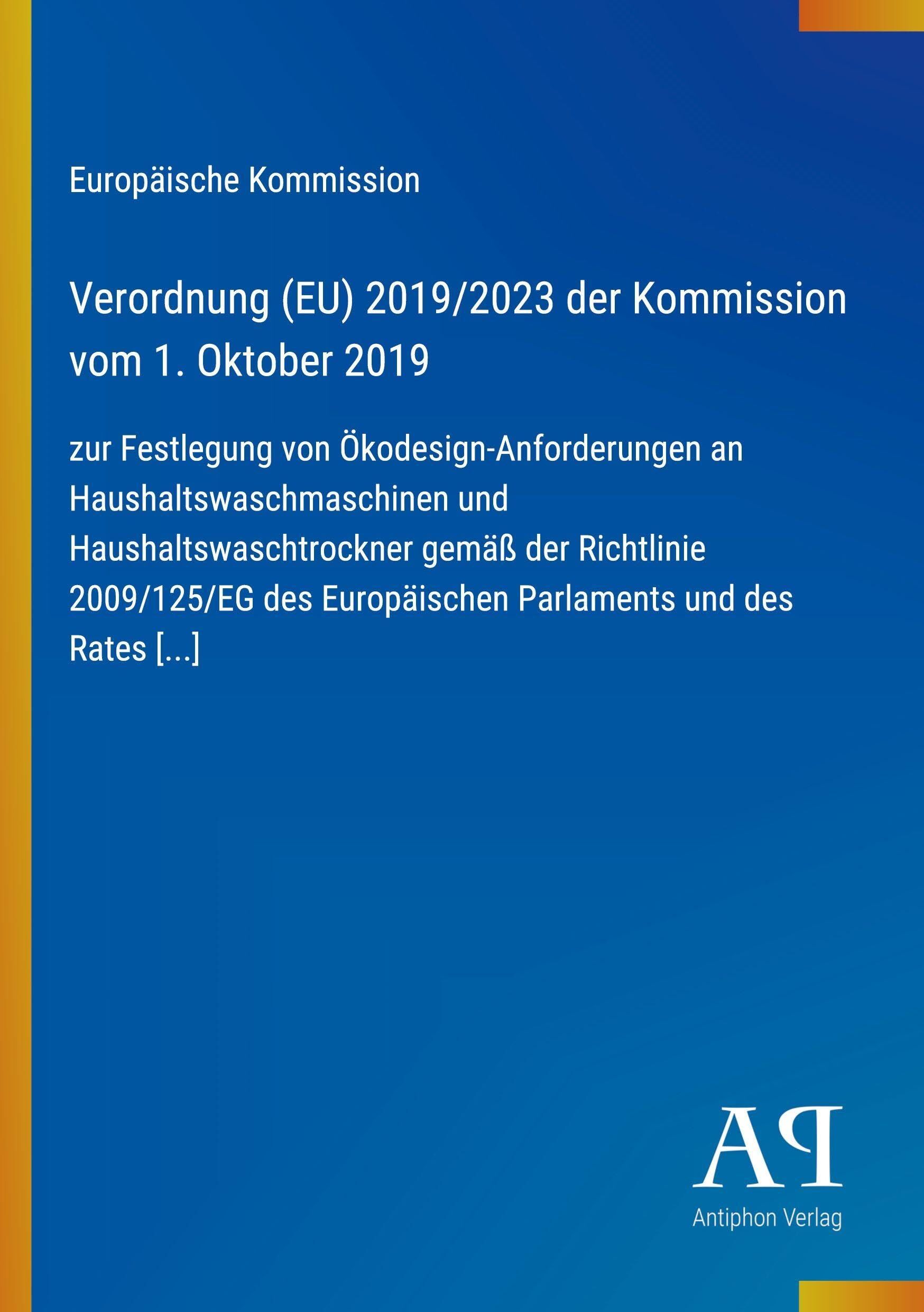 Verordnung (EU) 2019/2023 der Kommission vom 1. Oktober 2019