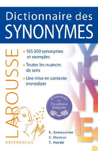 Larousse Dictionnaire Des Synonymes