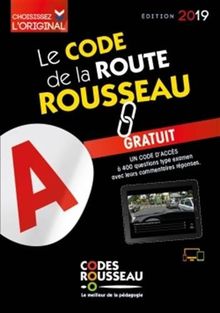 Code Rousseau de la route B 2019 | Livre | état bon