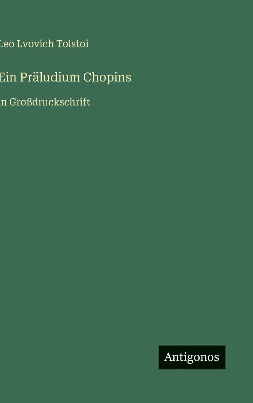 Ein Präludium Chopins: in Großdruckschrift