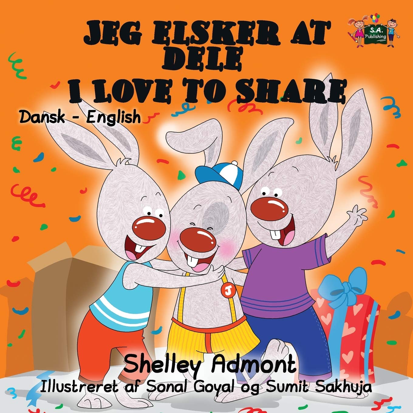 Jeg elsker at dele- I Love to Share: Danish English Bilingual edition (Danish English Bilingual Collection, Band 6)