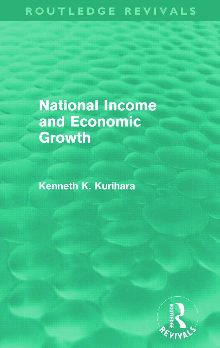 National Income And Economic Growth (Routledge Revivals)