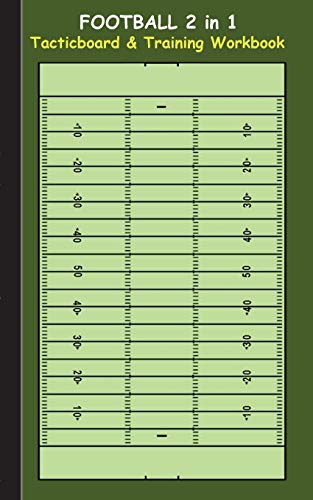 Football 2 in 1 Tacticboard and Training Workbook: Tactics/strategies/drills for trainer/coaches, notebook, training, exercise, exercises, drills, ... tactic, competition, match, bestseller