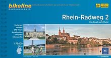 Bikeline Rhein-Radweg 2: Von Basel nach Mainz. Radtourenbuch, TEIL 2, 1 : 75 000, 807 km, GPS-Tracks-Download, wetterfest/reißfest