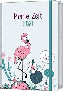 Meine Zeit 2021 - Taschenkalender (Farbenfroh)