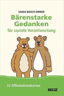 Bärenstarke Gedanken für soziale Verantwortung: 32 Affirmationskarten