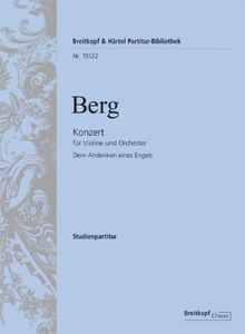 Konzert für Violine und Orchester - Breitkopf Urtext - Studienpartitur (PB 15122 )