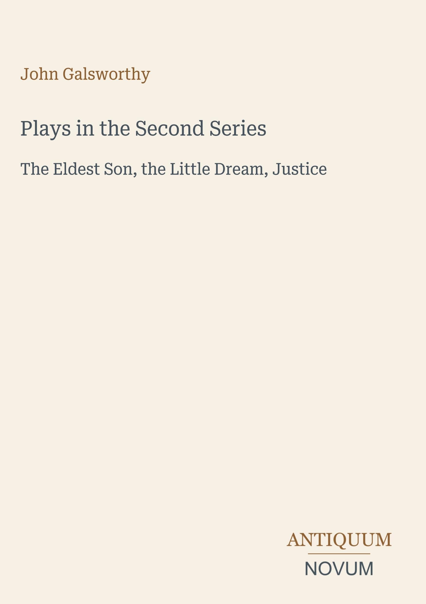 Plays in the Second Series
