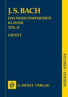 Das Wohltemperierte Klavier Band 2: Ausgabe ohne Fingersätze. Studien-Edition