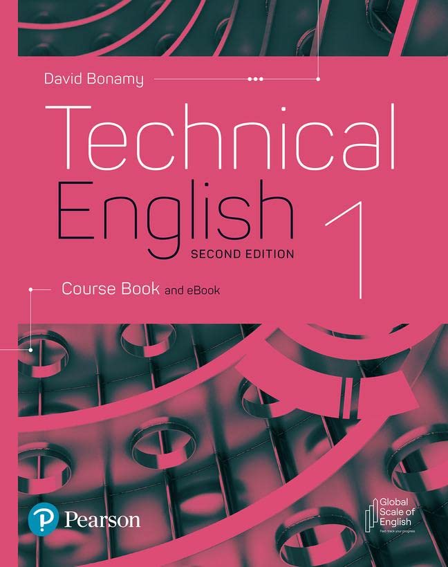 David Bonamy Technical English 2nd Edition Level 1 Course Book And EBook