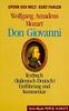 Don Giovanni. Textbuch ( Italienisch- Deutsch). Einführung und Kommentar (Opern der Welt)