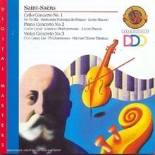 Saint-Saens: Cello Concerto 1 / Piano Concerto 2 / Violin Concerto 3