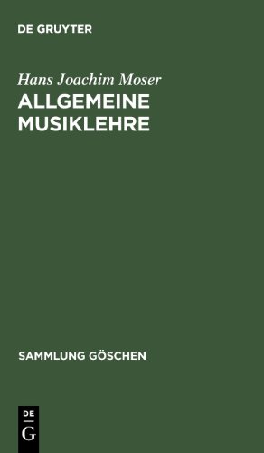 Allgemeine Musiklehre (Sammlung Göschen)